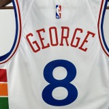 2025  Philadelphia 76ers City Edition #8 GEORGE   1:1 Quality NBA Season Jerseys