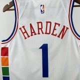 2025  Philadelphia 76ers City Edition #1 HARDEN    1:1 Quality NBA Season Jerseys