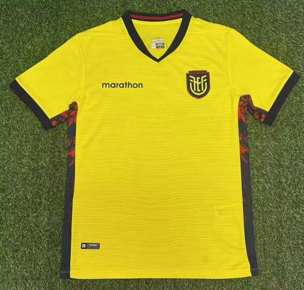 26/27（2026） Ecuador Home Yellow Fans 1:1 Quality Soccer Jersey