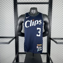 2024 Los Angeles Clippers Black #3 PAUL  1:1 Quality NBA Jersey