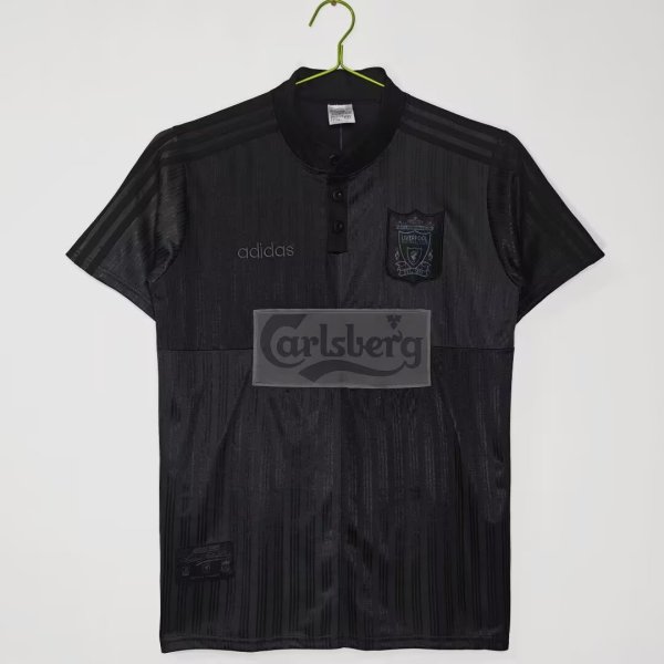 1995/1996 Liverpool Special Edition Black Fans Retro  1:1 Quality  Soccer Jersey