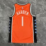 2026  Los Angeles Clippers Orange City Edition #1 HARDEN  1:1 Quality NBA Jersey