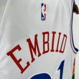 2025  Philadelphia 76ers City Edition #21 EMBIID   1:1 Quality NBA Season Jerseys