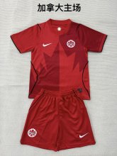 26/27（2026）Canada  Home  Kids  1:1 Quality Soccer Jersey