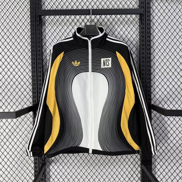 26/27 (2026) Adidas Clover NTS  Black White Windbreaker   1:1 Quality Soccer Jersey