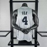 2026  San Antonio Spurs City Edition  #4 FOX  1:1 Quality NBA Jersey