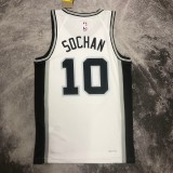 2023 San Antonio Spurs  White #10 SOCHAN  1:1 Quality NBA Season Jerseys