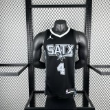 2023  San Antonio Spurs  jordan #4 FOX 1:1 Quality NBA Jersey