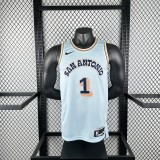 2025  San Antonio Spurs City Edition #1 WEMBANYAMA  1:1 Quality NBA Jersey