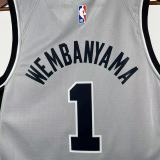 2026  San Antonio Spurs City Edition  #1 WEMBANYAMA  1:1 Quality NBA Jersey