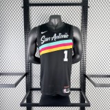 2026  San Antonio Spurs City Edition #1 WEMBANYAMA  1:1 Quality NBA Jersey