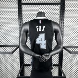 2023  San Antonio Spurs  jordan #4 FOX 1:1 Quality NBA Jersey