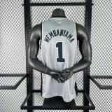 2026  San Antonio Spurs City Edition  #1 WEMBANYAMA  1:1 Quality NBA Jersey