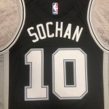 2023 San Antonio Spurs Black  #10 SOCHAN  1:1 Quality NBA Season Jerseys