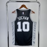 2023 San Antonio Spurs Black  #10 SOCHAN  1:1 Quality NBA Season Jerseys