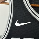 2025  San Antonio Spurs Black #4 FOX 1:1 Quality NBA Jersey