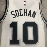 2023 San Antonio Spurs  White #10 SOCHAN  1:1 Quality NBA Season Jerseys