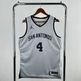 2026  San Antonio Spurs City Edition  #4 FOX  1:1 Quality NBA Jersey