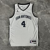 2026  San Antonio Spurs City Edition  #4 FOX  1:1 Quality NBA Jersey