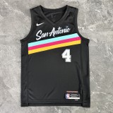 2026  San Antonio Spurs City Edition  #4 FOX  1:1 Quality NBA Jersey