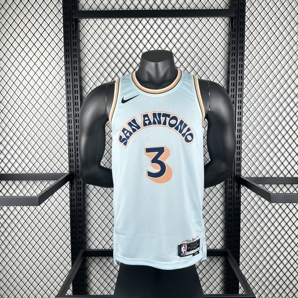 2025  San Antonio Spurs City Edition #3 PAUL  1:1 Quality NBA Jersey
