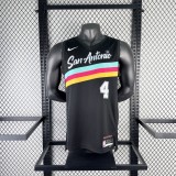 2026  San Antonio Spurs City Edition  #4 FOX  1:1 Quality NBA Jersey