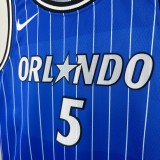 2026  Orlando Magic Blue #5 BANCHERO   1:1 Quality NBA Season Jerseys