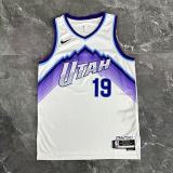 2026  Utah Jazz White  #19 BAILEY   1:1 Quality NBA Season Jerseys