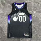 2026  Utah Jazz Black #00 MARKKANEN  1:1 Quality NBA Season Jerseys