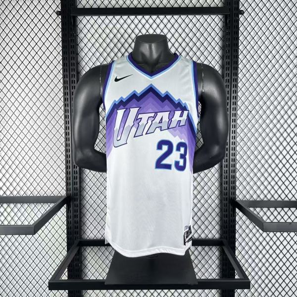 2026  Utah Jazz White #23 MARKKANEN  1:1 Quality NBA Season Jerseys