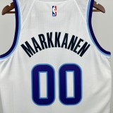 2026  Utah Jazz White #00 MARKKANEN  1:1 Quality NBA Season Jerseys
