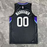 2026  Utah Jazz Black #00 MARKKANEN  1:1 Quality NBA Season Jerseys