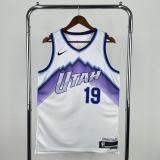 2026  Utah Jazz White  #19 BAILEY   1:1 Quality NBA Season Jerseys