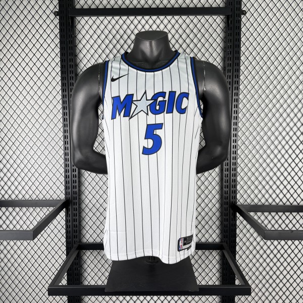 2026  Orlando Magic White #5 BANCHERO  1:1 Quality NBA Season Jerseys