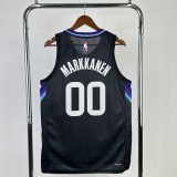 2026  Utah Jazz Black #00 MARKKANEN  1:1 Quality NBA Season Jerseys