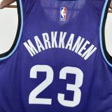 2026  Utah Jazz Purple #23 MARKKANEN   1:1 Quality NBA Season Jerseys