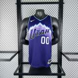2026  Utah Jazz Purple #00 MARKKANEN   1:1 Quality NBA Season Jerseys