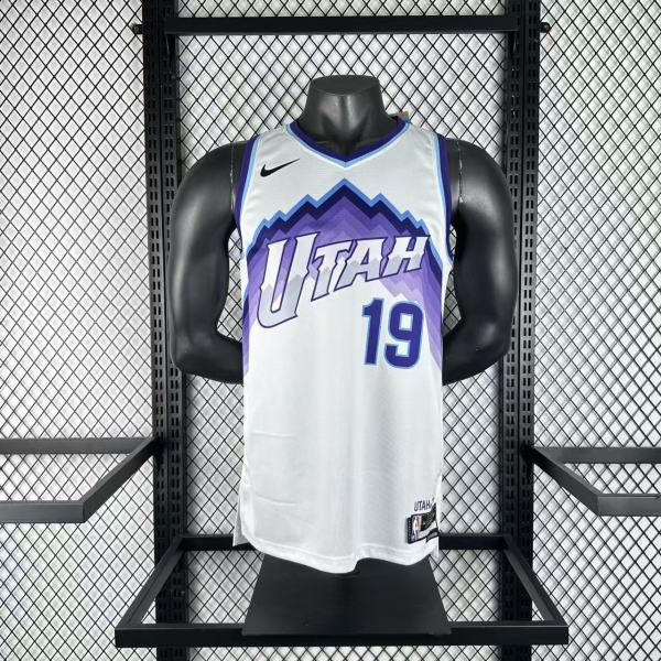 2026  Utah Jazz White  #19 BAILEY   1:1 Quality NBA Season Jerseys