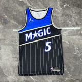 2026  Orlando Magic Black Blue #5 BANCHERO   1:1 Quality NBA Season Jerseys