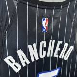 2026  Orlando Magic Black Blue #5 BANCHERO   1:1 Quality NBA Season Jerseys