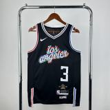 2023  Los Angeles Clippers City Edition Black #3 PAUL  1:1 Quality NBA Jersey