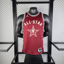 2024 Golden State Warriors Red All-Star #30 GREEN  1:1 Quality NBA Jersey