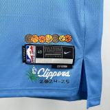 2025  Los Angeles Clippers City  Blue  #3 PAUL  1:1 Quality NBA Jersey