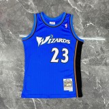 2001/2002  Washington Wizards Blue  #23 JORDAN  Retro 1:1 Quality NBA Season Jerseys