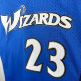 2001/2002  Washington Wizards Blue  #23 JORDAN  Retro 1:1 Quality NBA Season Jerseys