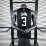 2023  Los Angeles Clippers Jordan  Blac #3 PAUL 1:1 Quality NBA Jersey