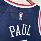 2025  Los Angeles Clippers #3 PAUL Dark Blue 1:1 Quality NBA Jersey