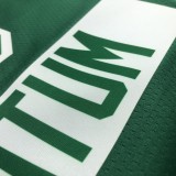 2022  Boston Celtics City Edition Retro  Green #0 TATUM  1:1 Quality NBA Jersey