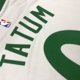 2021 Boston Celtics City Edition White #0 TATUM   1:1 Quality NBA Jersey