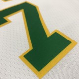 2019  Boston Celtics  Retro  White #7 BROWN  1:1 Quality NBA Jersey